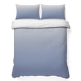thumbnail image 1 of Full Quilt Set 78''x90'', Ombre Grey Blue| Lightweight Summer Bedspread Coverlet Set with 2 Pillow Shams, Abstract Art Breathable All Season Quilt Bedding for Bedroom/Guest Room, 1 of 9