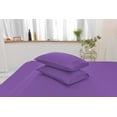 thumbnail image 1 of Full Rayon Made From Bamboo Sheet Set - Softer Than Cotton Full Size - Wrinkle Free - 16" Deep Pockets - 4 Piece - 1 Fitted Sheet, 1 Flat, 2 Pillowcases Full Violet, 1 of 2
