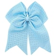 thumbnail image 1 of Full Rhinestone Cheer Bow - Carolina Blue, 1 of 1