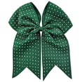thumbnail image 1 of Full Rhinestone Cheer Bow - Hunter Green, 1 of 1