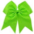 thumbnail image 1 of Full Rhinestone Cheer Bow - Neon Green, 1 of 1