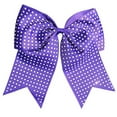 thumbnail image 1 of Full Rhinestone Cheer Bow - Regal Purple, 1 of 1