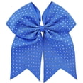 thumbnail image 1 of Full Rhinestone Cheer Bow - Royal Blue, 1 of 1