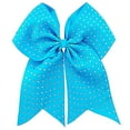 thumbnail image 1 of Full Rhinestone Cheer Bow - Turquoise, 1 of 1