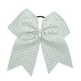 thumbnail image 1 of Full Rhinestone Cheer Bow - White, 1 of 1