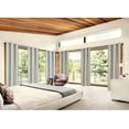 thumbnail image 1 of Full Room Darkening Grommets Silver 108" Length Adam Window Curtain Drapes for Bedroom Home Décor set of 2 Panels Blackout, 1 of 3