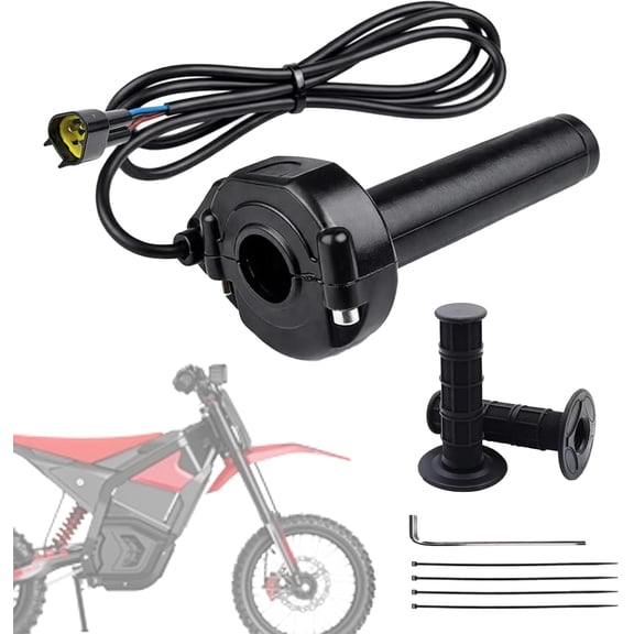 Full Rotation Throttle Grip Complete Cable Bearing Set Replacement for Electric Dirt Bike