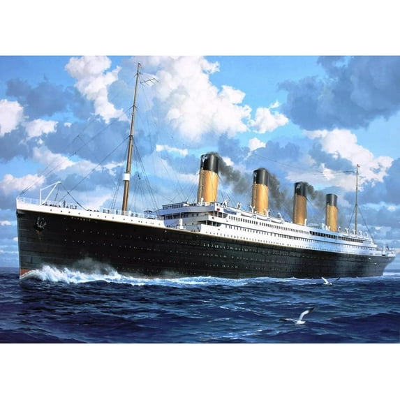 Full Round Drill 5D Titanic Ship Sea Ocean Diamond Painting Cross Stitch Kits Art Scenic 3D Paint By Diamonds