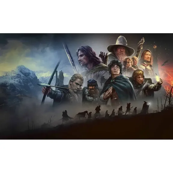 Full Round Drills The Lord of The Rings Diamond Painting Kit DIY Cross Stitch Rhinestone Mosaic Home Decoration Gift