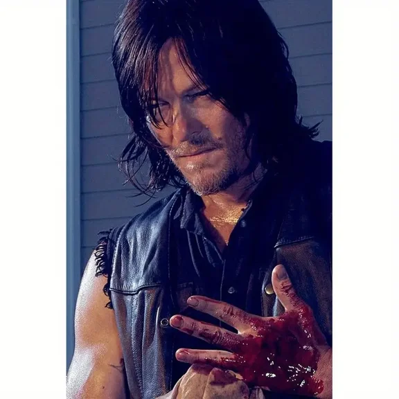 Full Round Drills The Walking Dead Daryl Diamond Painting Kit DIY Cross Stitch Rhinestone Mosaic Home Decoration Gift
