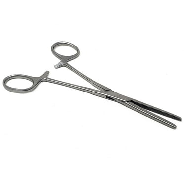 Full Serrated Hemostat 7.25" (18cm), Straight, Stainless Steel