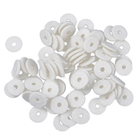Full Set 90 pcs White Piano Balance Rail/ Felt Punchings 0.5inch