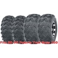 thumbnail image 1 of Full Set ATV tires 22x8-10 Front & 22x11-10 Rear 85-95 Polaris Trail Boss 250, 1 of 4