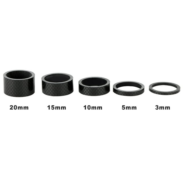Full Set Carbon Fiber Bicycle Mountain Bike Headset Fork Washer Spacer