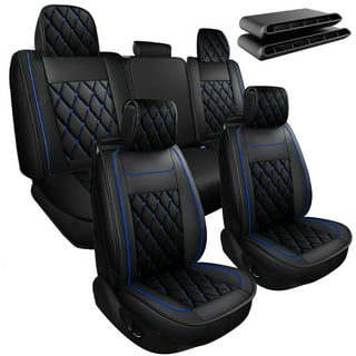 Autozone Seat Covers Set Artificial Leather Black Sedan Cushion Fundas Coche  Asiento Universal Back Available In 40/60, 50/50, And 60/40 Sizes From  Xiaochunya, $30.74
