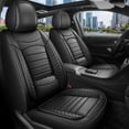 thumbnail image 1 of Full Set for Nissan Pathfinder Car Seat Covers 2011-2026,Waterproof Nappa Leather Car Seat Protector,Anti-Slip and Comfortable Car Seat Cover&Accessories(5 Seats/Black), 1 of 7