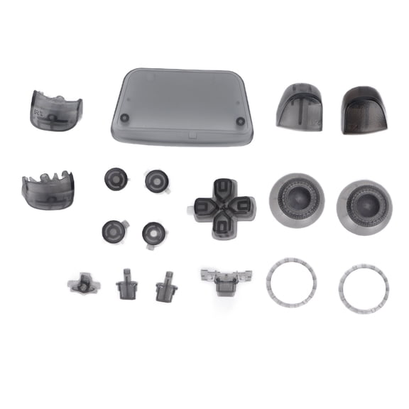 Full Set Replacement Buttons Repair Kit for PS5 Controller, Custom Controller Accessories, Black