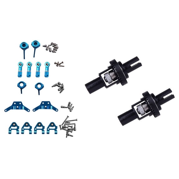 Full Set Upgrade Parts with 2Pcs Differential Box Adjustable Ball,for 1/28 P929 P939 K979 K989 K999 K969 Rc Car