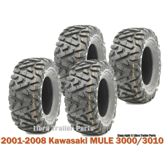 Full Set Utility ATV UTV tires 23x11-10 for 01-08 Kawasaki MULE 3000/3010