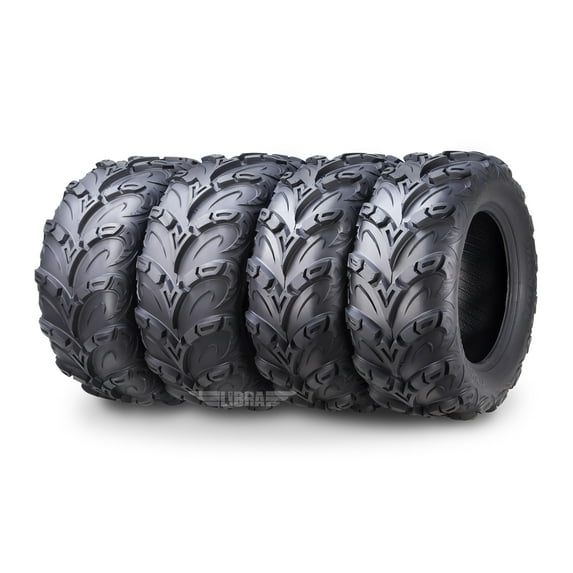 Full Set WANDA ATV UTV Tires 26x8-14 & 26x10-14 Mud Sling for 09-15 Polaris Sportsman 550 850