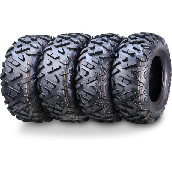 Full Set WANDA ATV tires 24x8-12 & 24x11-10 00-02 Polaris Magnum Xpedition 325
