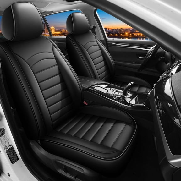 Full Set Waterproof Leather Seat Covers for Lexus RX 350 2007-2024,Custom Fit Car Seat Cushions for 5 Seats,Airbag Compatible Auto Seat Protectors (Black)