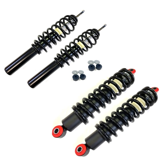 Full Set of 4 Coil-over Shock Absorbers Compatible With John Deere Gator Gator XUV620i XUV850D 4x4 Diesel - OEM Replacement