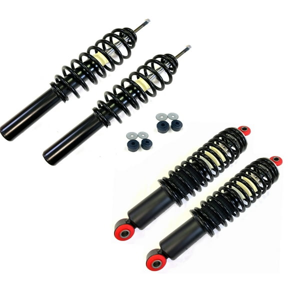Full Set of 4 Coil-over Shock Absorbers Compatible With John Deere Gator HPX HPX615E HPX815E; Trail Gator HPX - OEM Replacement