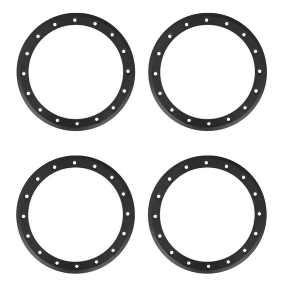 Full Set of System 3 SB-4 14" Beadlock Rings Black (4)