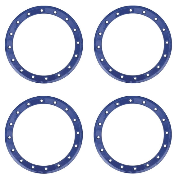 Full Set of System 3 SB-4 15" Beadlock Rings Blue (4)