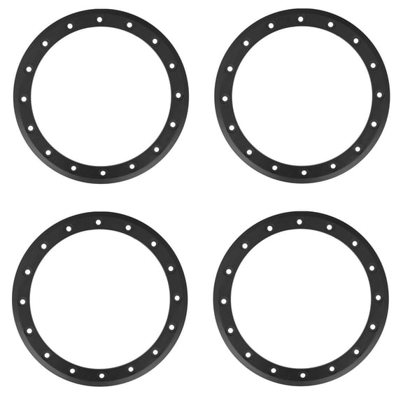 Full Set of System 3 SB-7 14" Beadlock Rings Black (4)