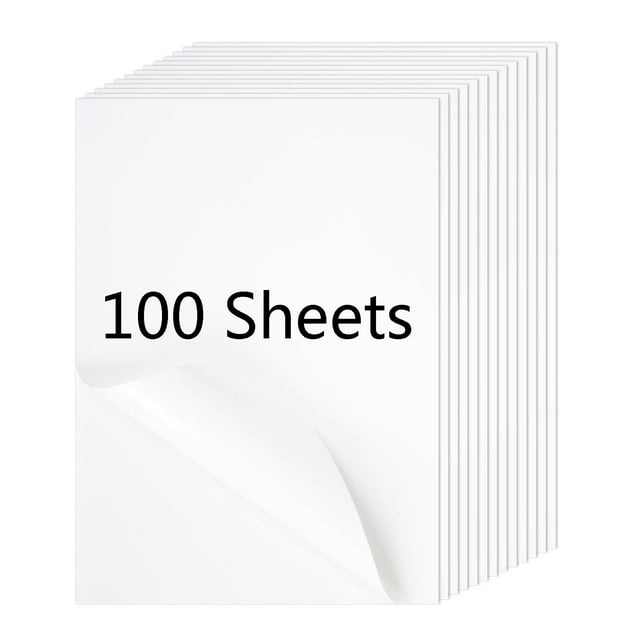 Full Sheet Address Labels for Laser/Inkjet Printers, White, 8.5 x 11