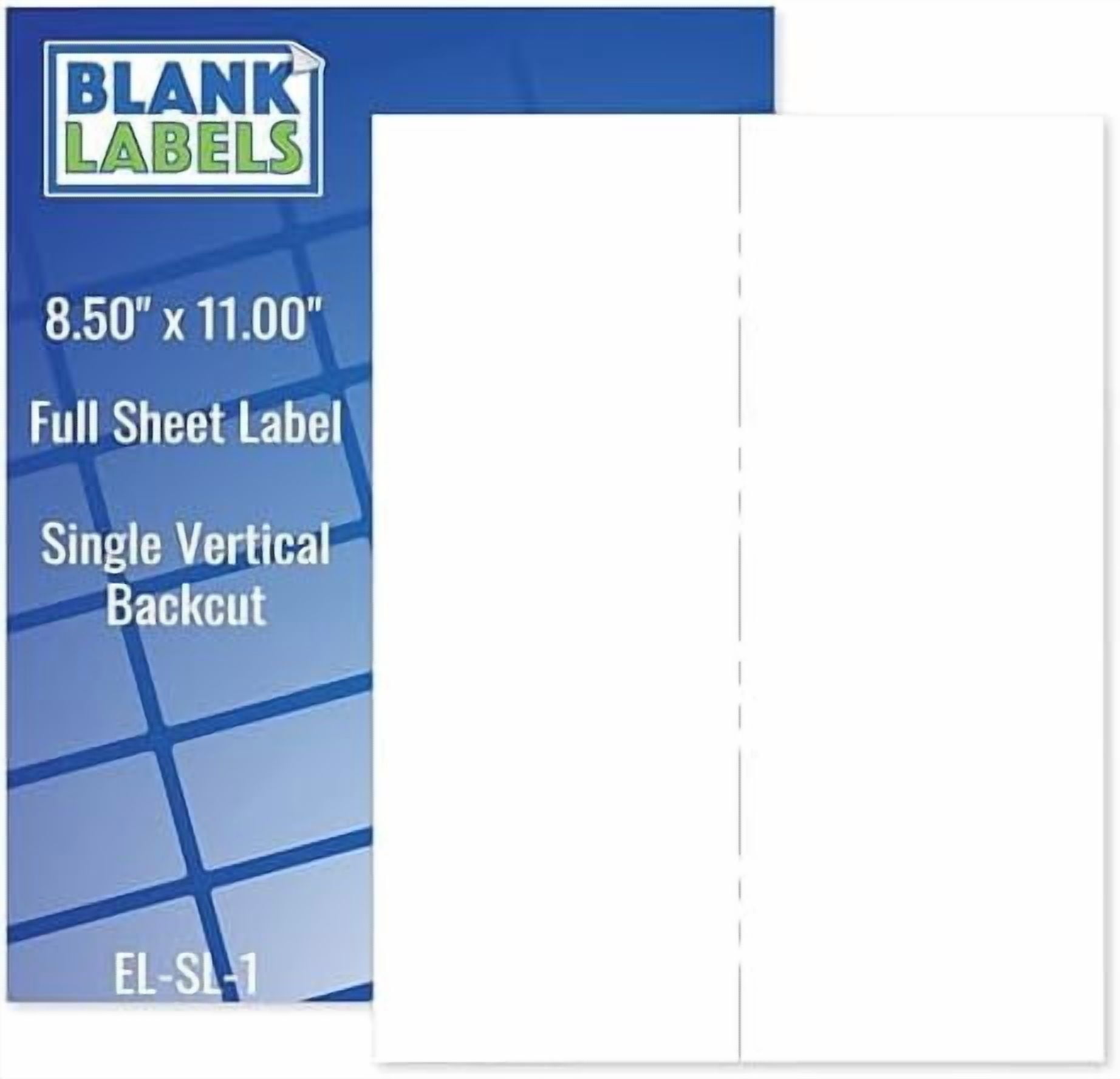 Full Sheet Address and Shipping Labels from - 8.5” x 11” - 1 Label Per ...