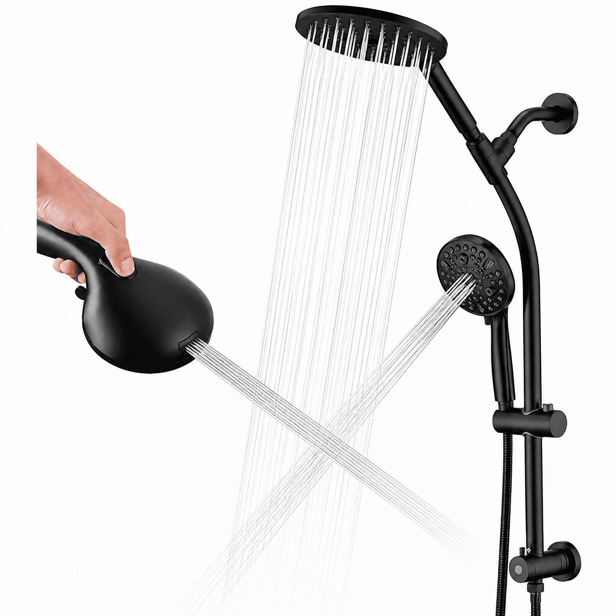 Full Shower System with Handheld Showerhead