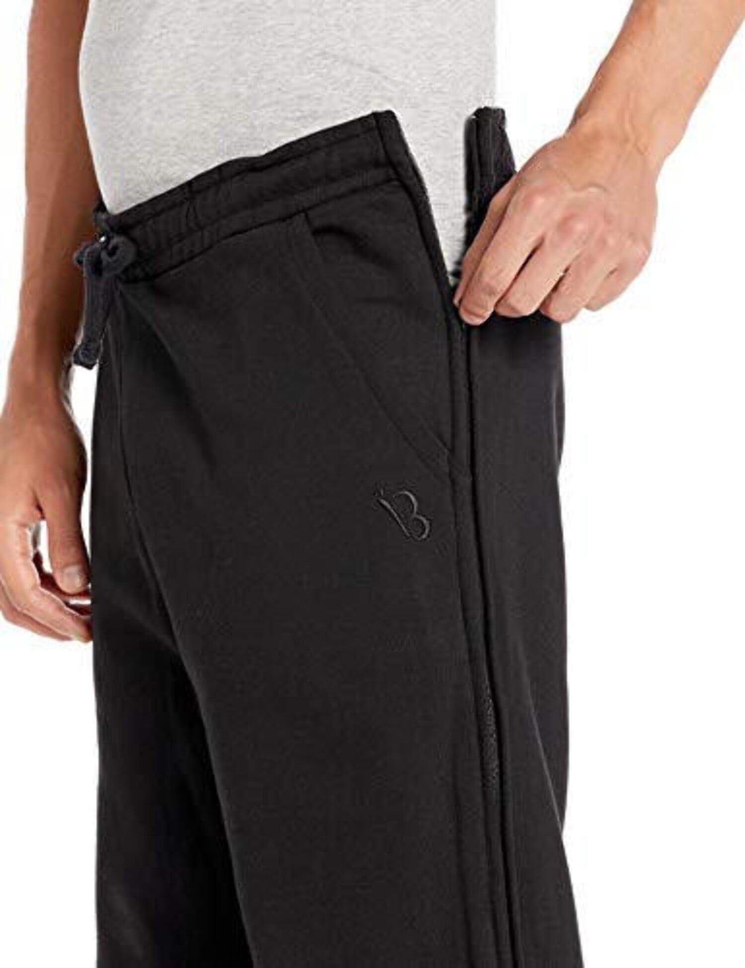 Full Side-Zipper Fleece Pants w/Pockets-Opens TOP to BOTTOM 