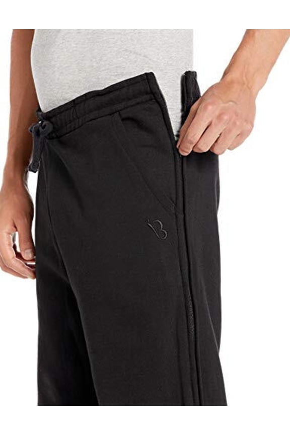 Full Side-Zipper Fleece Pants w/Pockets-Opens TOP to BOTTOM
