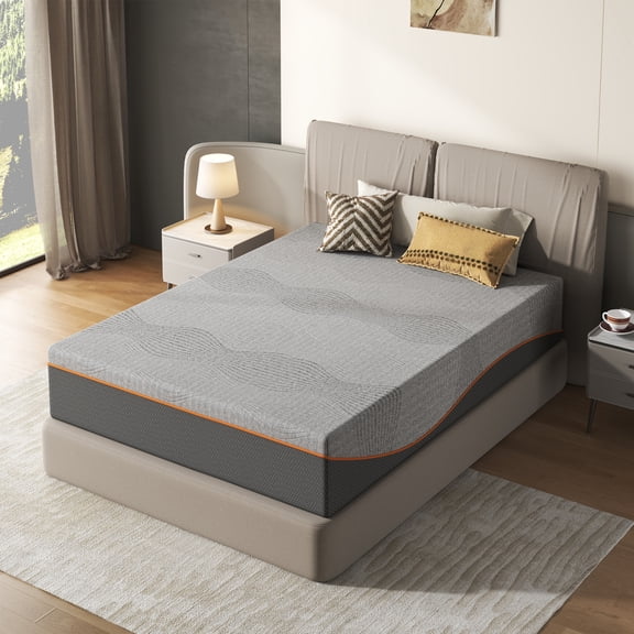 Full Size 10 Inch Foam Mattress, Medium Feel, Breathable Cooling Layers, Fiberglass, Certified Safe Materials for Bedroom - Mattresses
