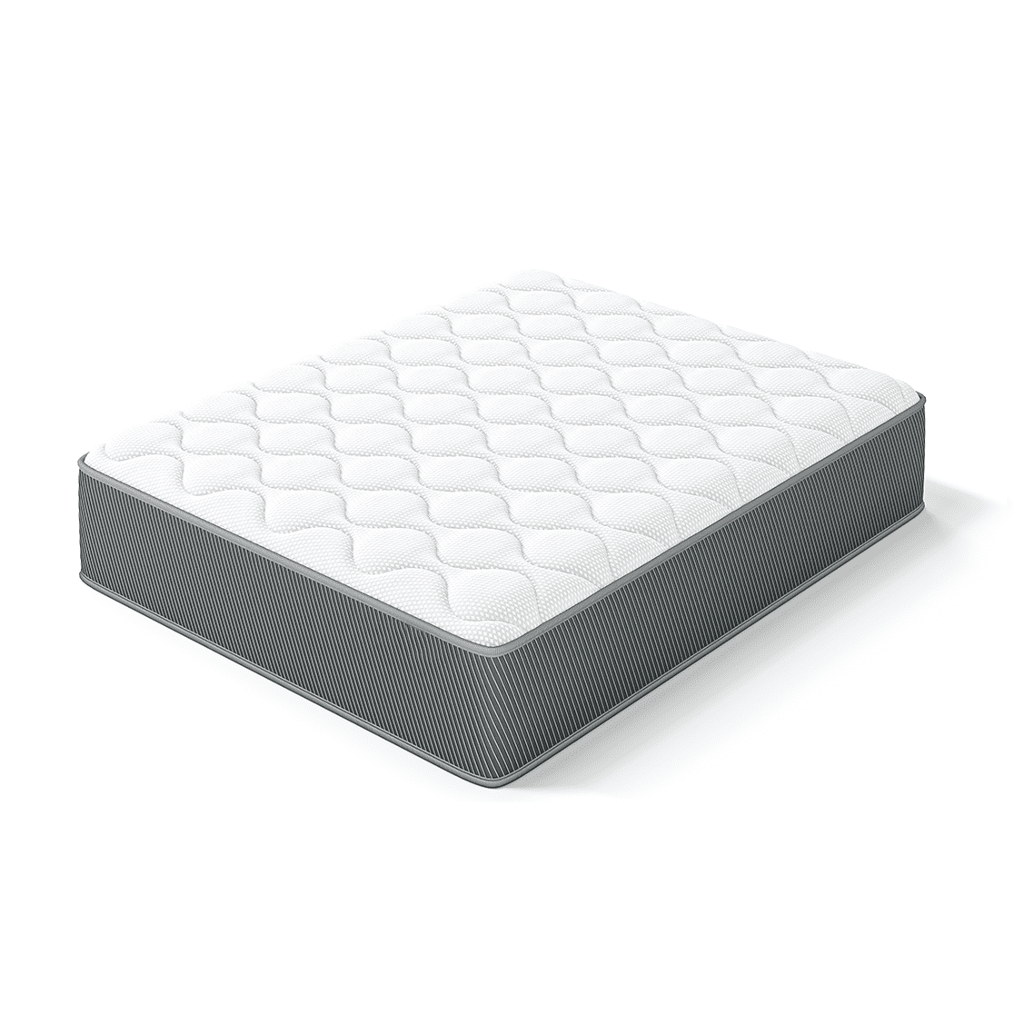 Full Size 10 Inch Hybrid Mattress, Individual Pocket Coil with Memory Foam, Mattress in a Box,Grey