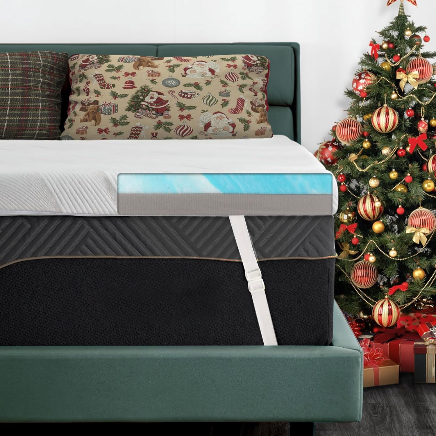 Full Size 3 Inch Extra Firm Mattress, Memory Foam Mattress, Cooling Gel ...