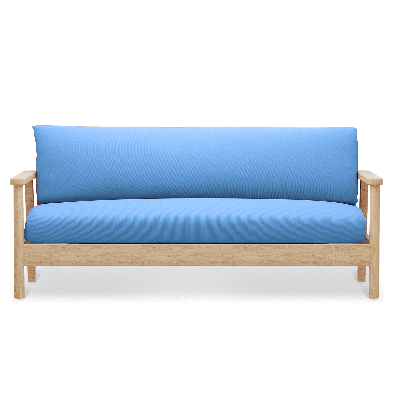 Light Blue Full Size Stretch Futon Cover