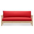thumbnail image 1 of Full Size 54"x75"Solid Futon Cover Mattresses Slipcover Fit 6"- 8", Red, 1 of 9