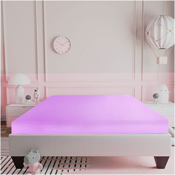 Full Size 6 Inch Firm Gel Memory Foam Mattress, CertiPUR-US Certified, Cooling Aloe Cover, Pressure Relief, Bed in a Box