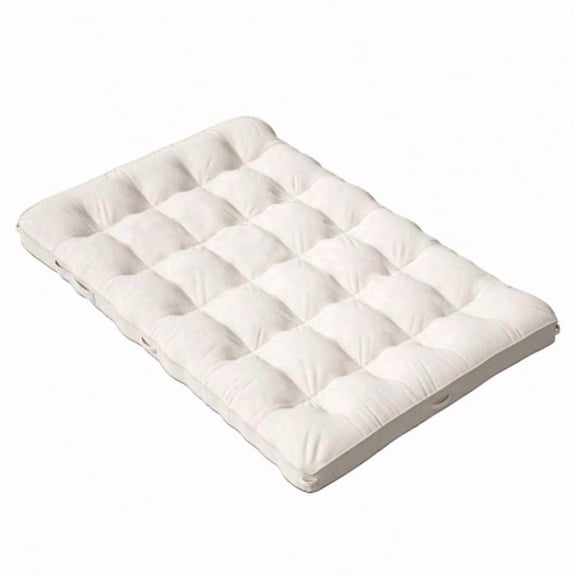 Full Size 8 Inch Foldable Floor Futon Mattress, Multipurpose Sleeping Pad for Sofa Couch & Guest Use