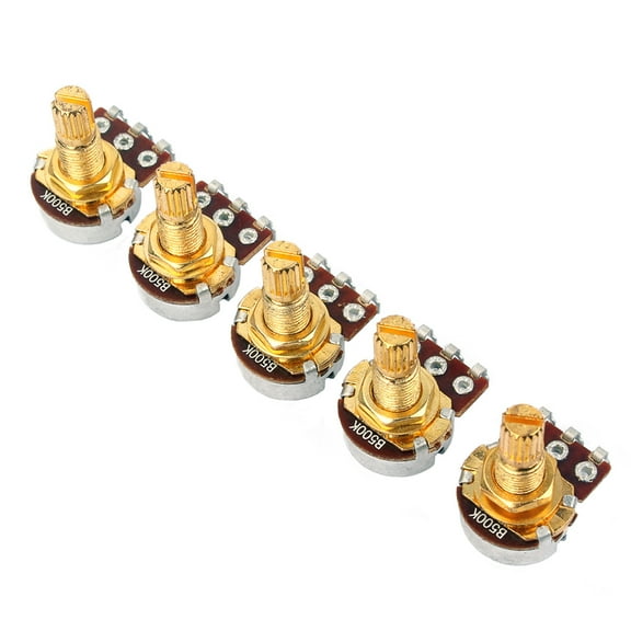 Full Size A500K Short Split Shaft 18mm Guitar Volume Pots Mini Potentiometer