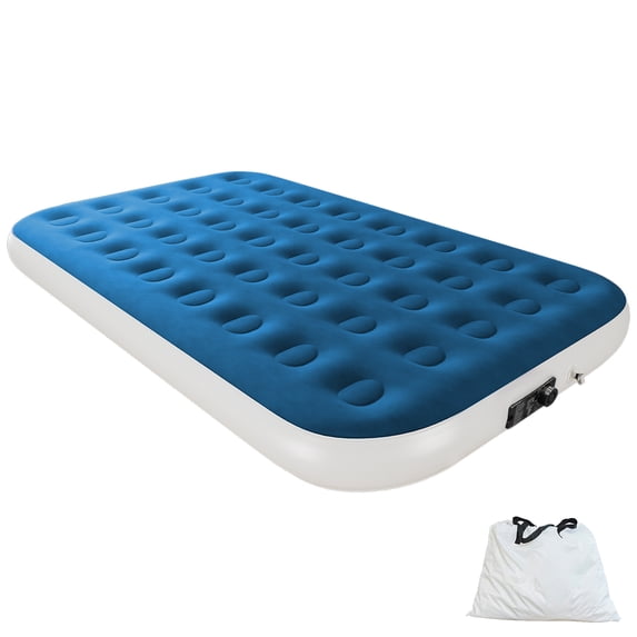 Full Size Air Mattress with Built in Pump,High Portable 10" Inflatable Mattress,Blow Up Mattress for Travel,Home and Guest(Lyon Blue)
