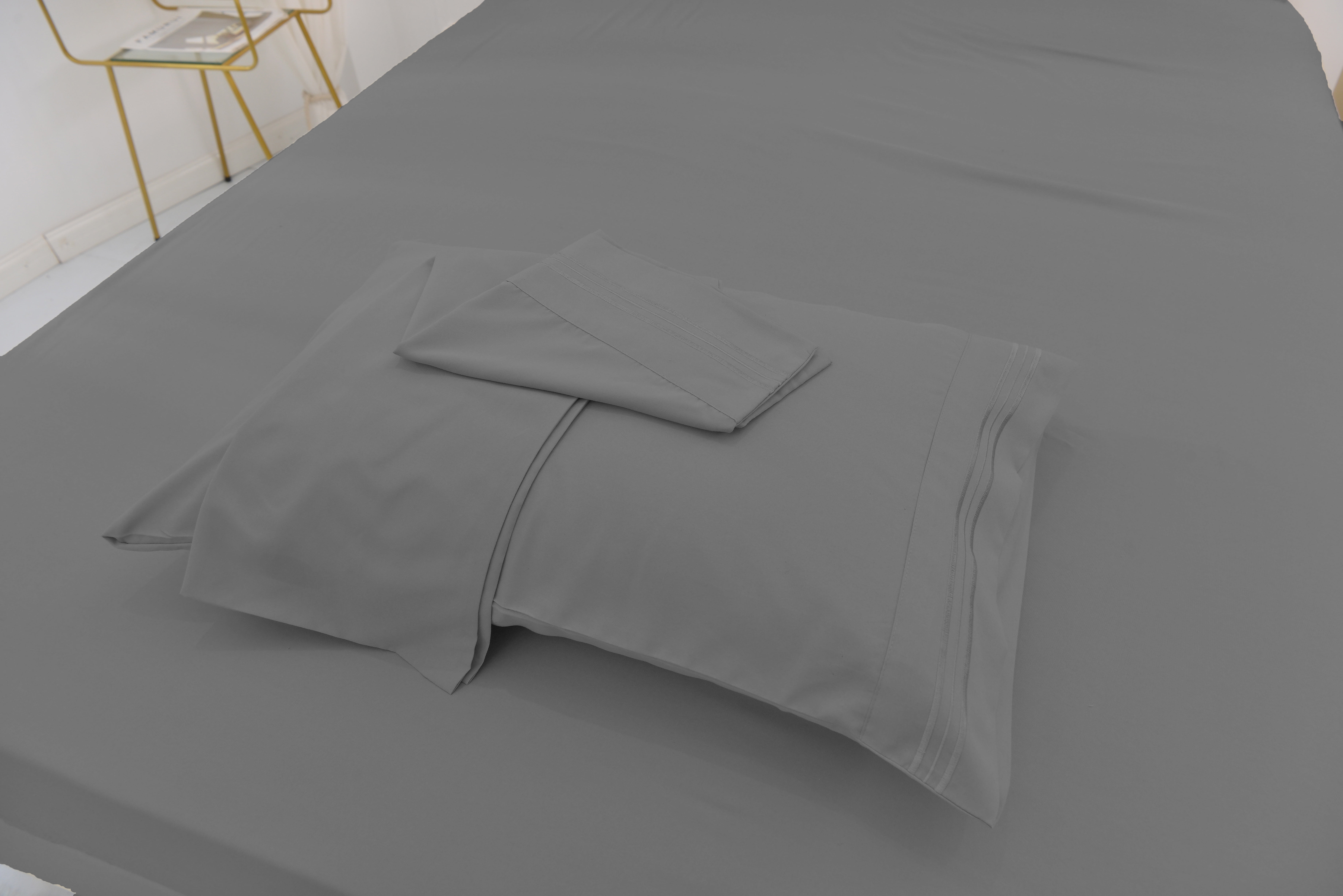 Full Size Bamboo Derived Rayon Bed Sheet Set Softer than Cotton