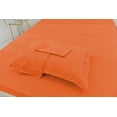 thumbnail image 1 of Full Size Bamboo Derived Rayon Bed Sheet Set - Softer than Cotton Sheets Full Size - Wrinkle Free - 16" Deep Pockets - 4 Piece - 1 Fitted Sheet, 1 Flat, 2 Pillowcases Full Orange, 1 of 5