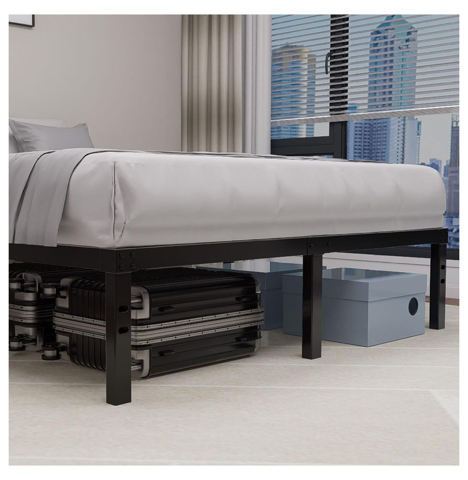 Full Size Bed Frame No Box Spring Needed,Bed Frame Full Size Esay