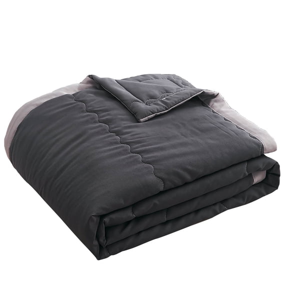 Full-Size Blanket Cozival Breathable Summer Weight Blanket for Temperature Control, Ultra Soft And Lightweight Full-Size Cool Cover for Warm Nights, Moisture Management for Enhanced Comfort, Grey