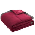 thumbnail image 1 of Full-Size Blanket Cozival Breathable Summer Weight Blanket for Temperature Control, Ultra Soft And Lightweight Full-Size Cool Cover for Warm Nights, Moisture Management for Enhanced Comfort, Red, 1 of 9